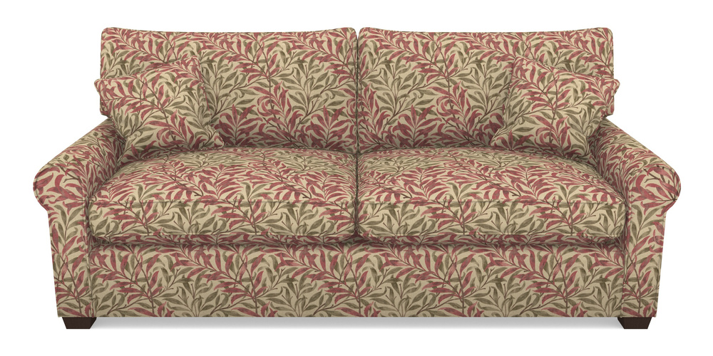 Product photograph of Bignor Sofa Bed 4 Seater Sofa Bed In V A Drawn From Nature - Willow Bough Large - Red from Sofas and Stuff Limited