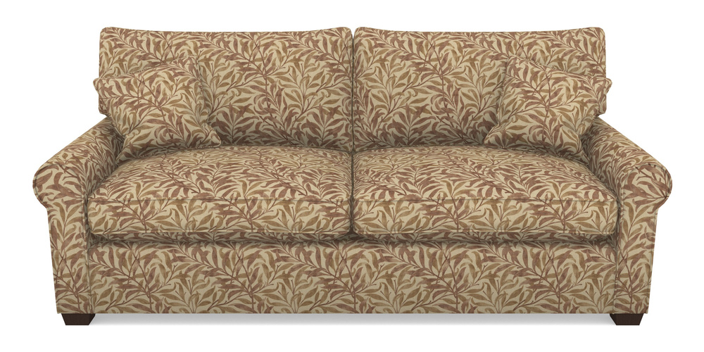 Product photograph of Bignor Sofa Bed 4 Seater Sofa Bed In V A Drawn From Nature - Willow Bough Large - Terracotta from Sofas and Stuff Limited