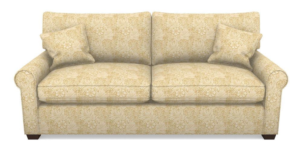 Product photograph of Bignor Sofa Bed 4 Seater Sofa Bed In William Morris Collection - Marigold - Lichen Cowslip from Sofas and Stuff Limited