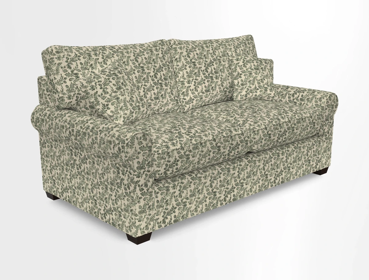 Bignor 3 Seater Sofa in V&A Drawn From Nature Oak Tree Gold. Loose cover option available