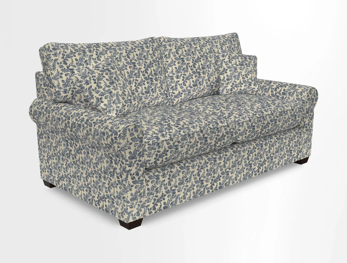 Bignor 3 Seater Sofa in V&A Drawn From Nature Oak Tree Gold. Loose cover option available