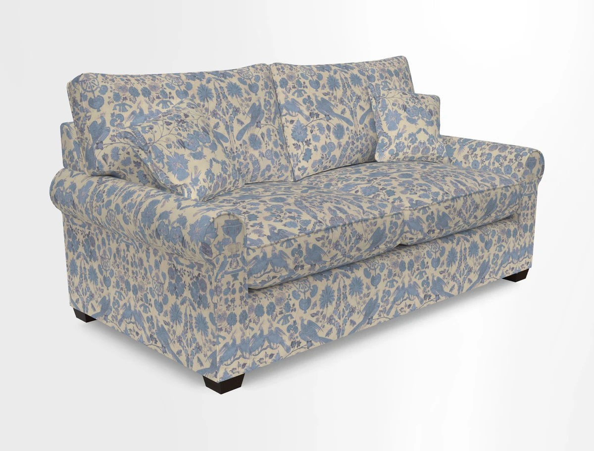 Bignor 3 Seater Sofa in V&A Drawn From Nature Oak Tree Gold. Loose cover option available
