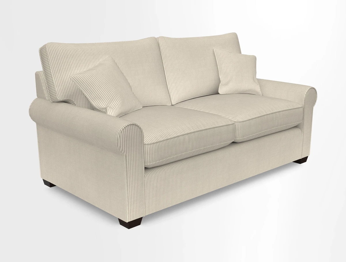 Bignor 3 Seater Sofa in V&A Drawn From Nature Oak Tree Gold. Loose cover option available