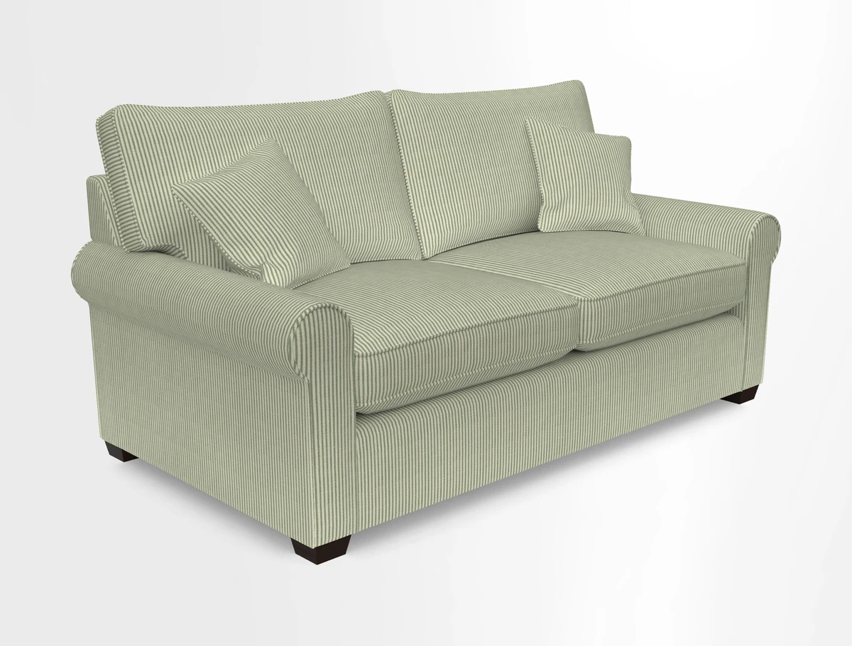 Bignor 3 Seater Sofa in V&A Drawn From Nature Oak Tree Gold. Loose cover option available