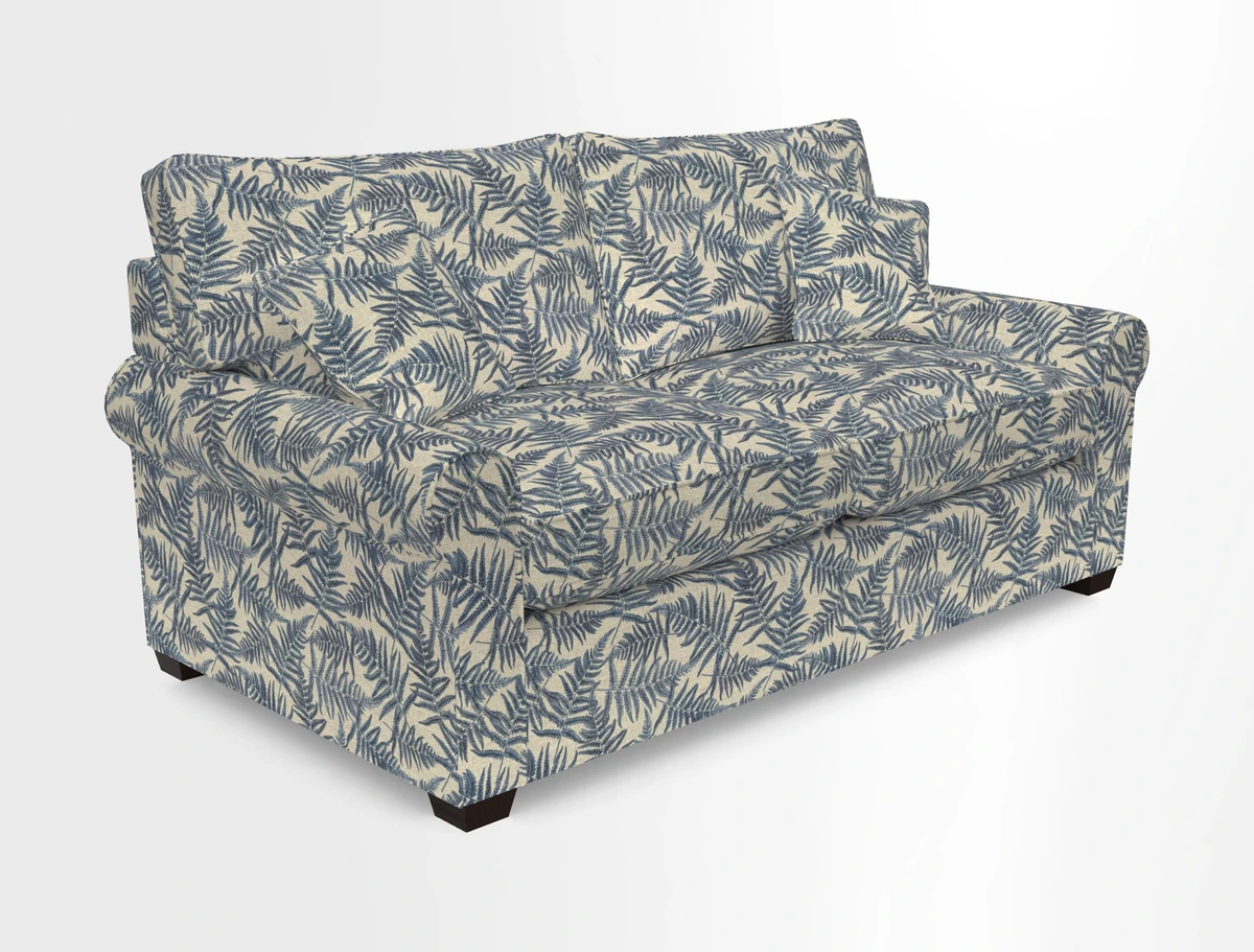 Bignor 3 Seater Sofa in V&A Drawn From Nature Oak Tree Gold. Loose cover option available