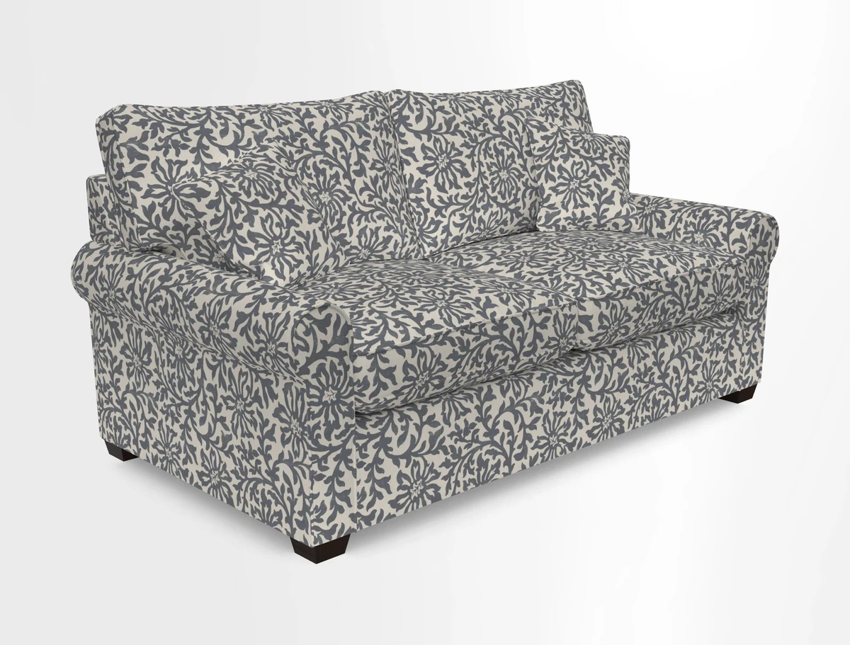 Bignor 3 Seater Sofa in V&A Drawn From Nature Oak Tree Gold. Loose cover option available
