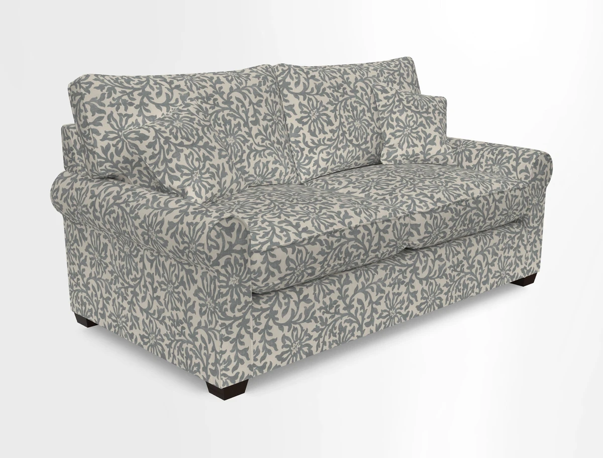 Bignor 3 Seater Sofa in V&A Drawn From Nature Oak Tree Gold. Loose cover option available