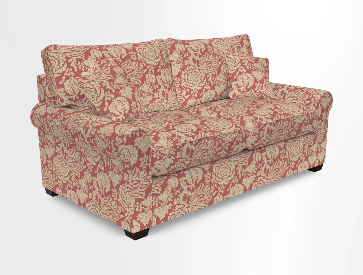 Bignor 3 Seater Sofa in V&A Drawn From Nature Oak Tree Gold. Loose cover option available