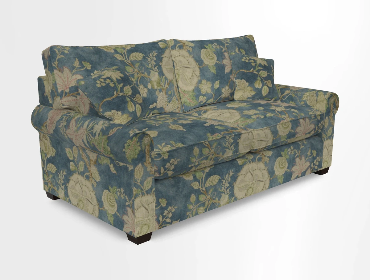 Bignor 3 Seater Sofa in V&A Drawn From Nature Oak Tree Gold. Loose cover option available