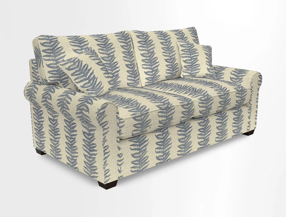 Bignor 3 Seater Sofa in V&A Drawn From Nature Oak Tree Gold. Loose cover option available