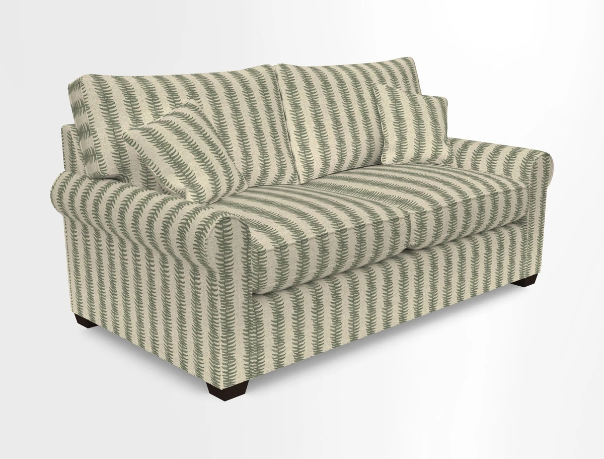 Bignor 3 Seater Sofa in V&A Drawn From Nature Oak Tree Gold. Loose cover option available