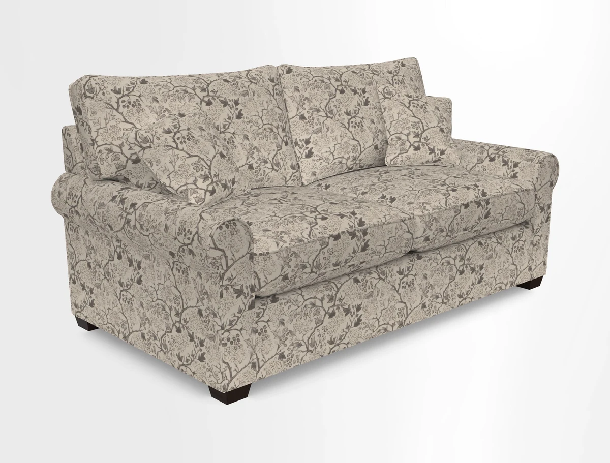 Bignor 3 Seater Sofa in V&A Drawn From Nature Oak Tree Gold. Loose cover option available