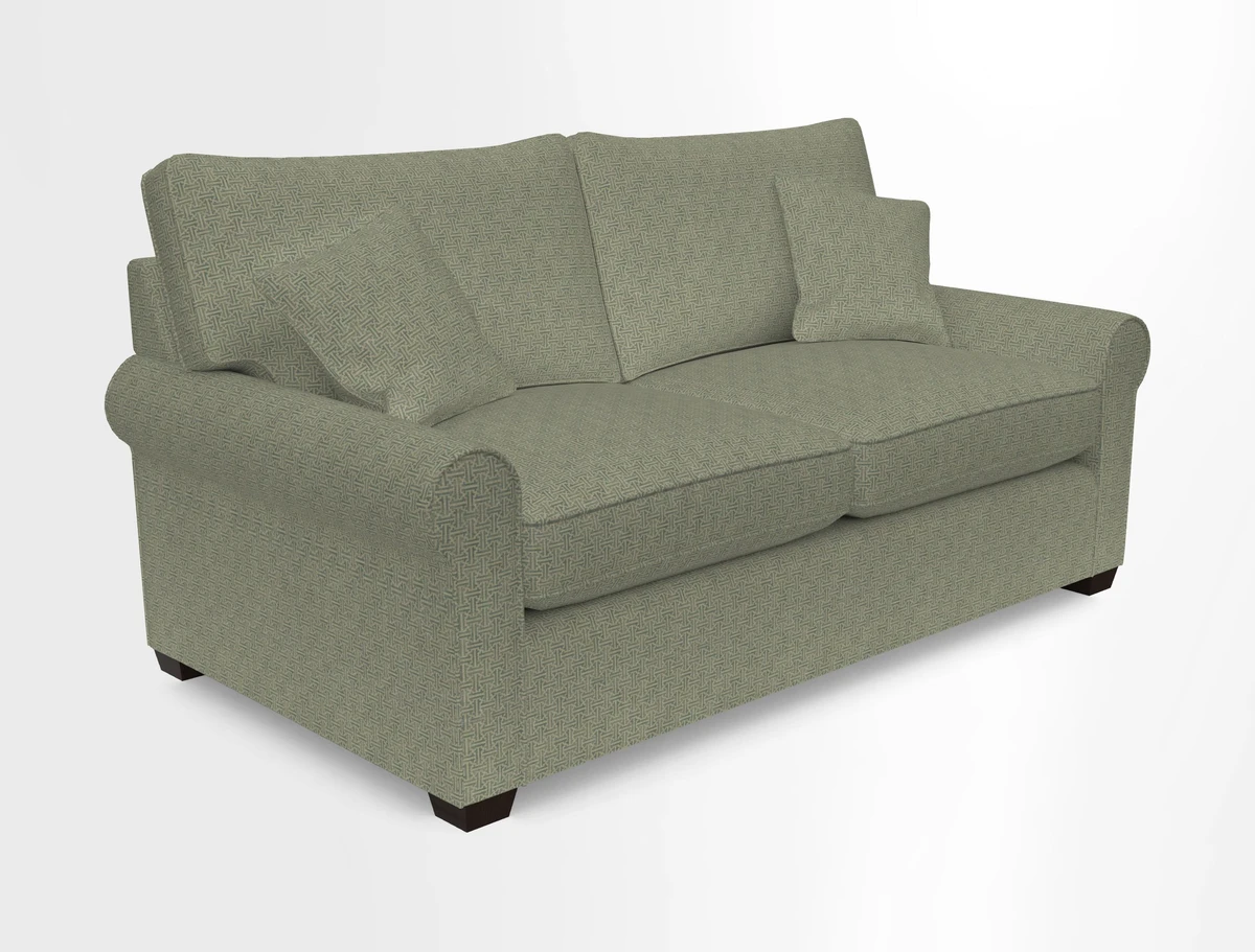 Bignor 3 Seater Sofa in V&A Drawn From Nature Oak Tree Gold. Loose cover option available