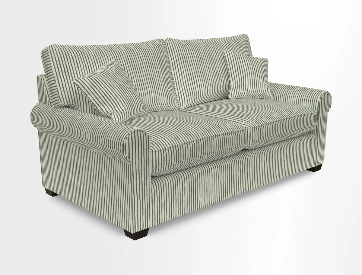 Bignor 3 Seater Sofa in V&A Drawn From Nature Oak Tree Gold. Loose cover option available