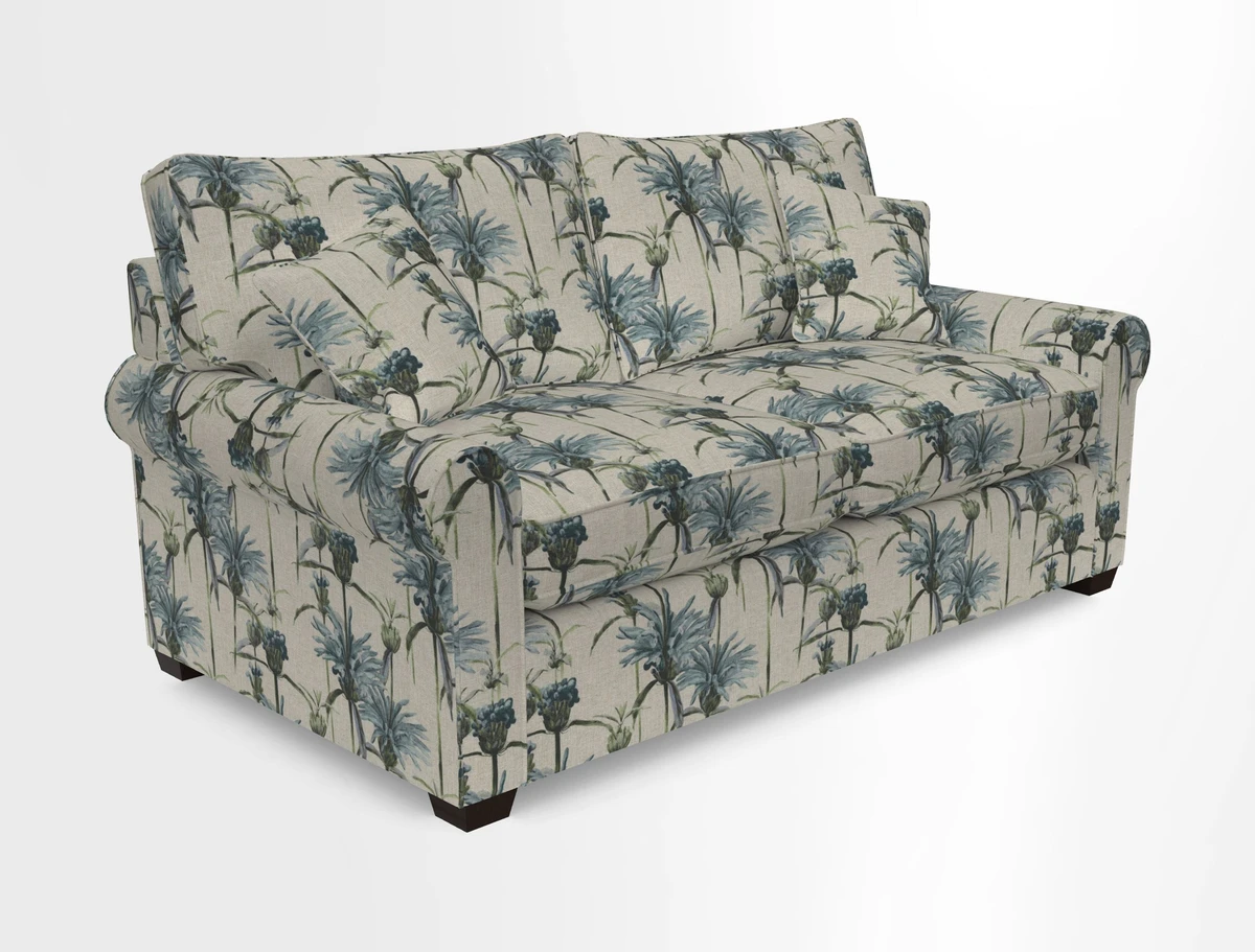 Bignor 3 Seater Sofa in V&A Drawn From Nature Oak Tree Gold. Loose cover option available