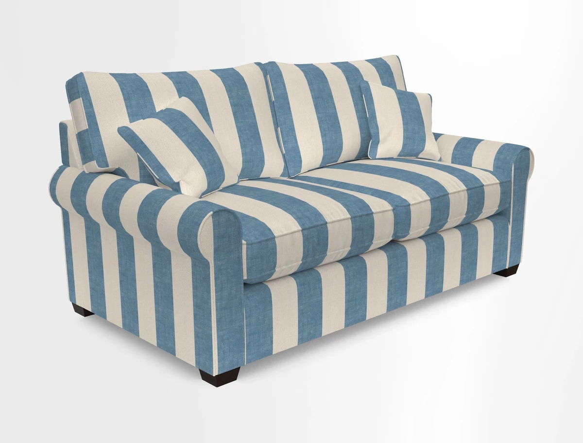 Bignor 3 Seater Sofa in V&A Drawn From Nature Oak Tree Gold. Loose cover option available