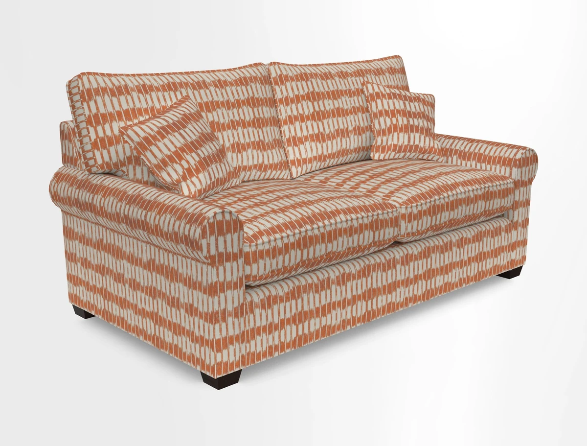 Bignor 3 Seater Sofa in V&A Drawn From Nature Oak Tree Gold. Loose cover option available