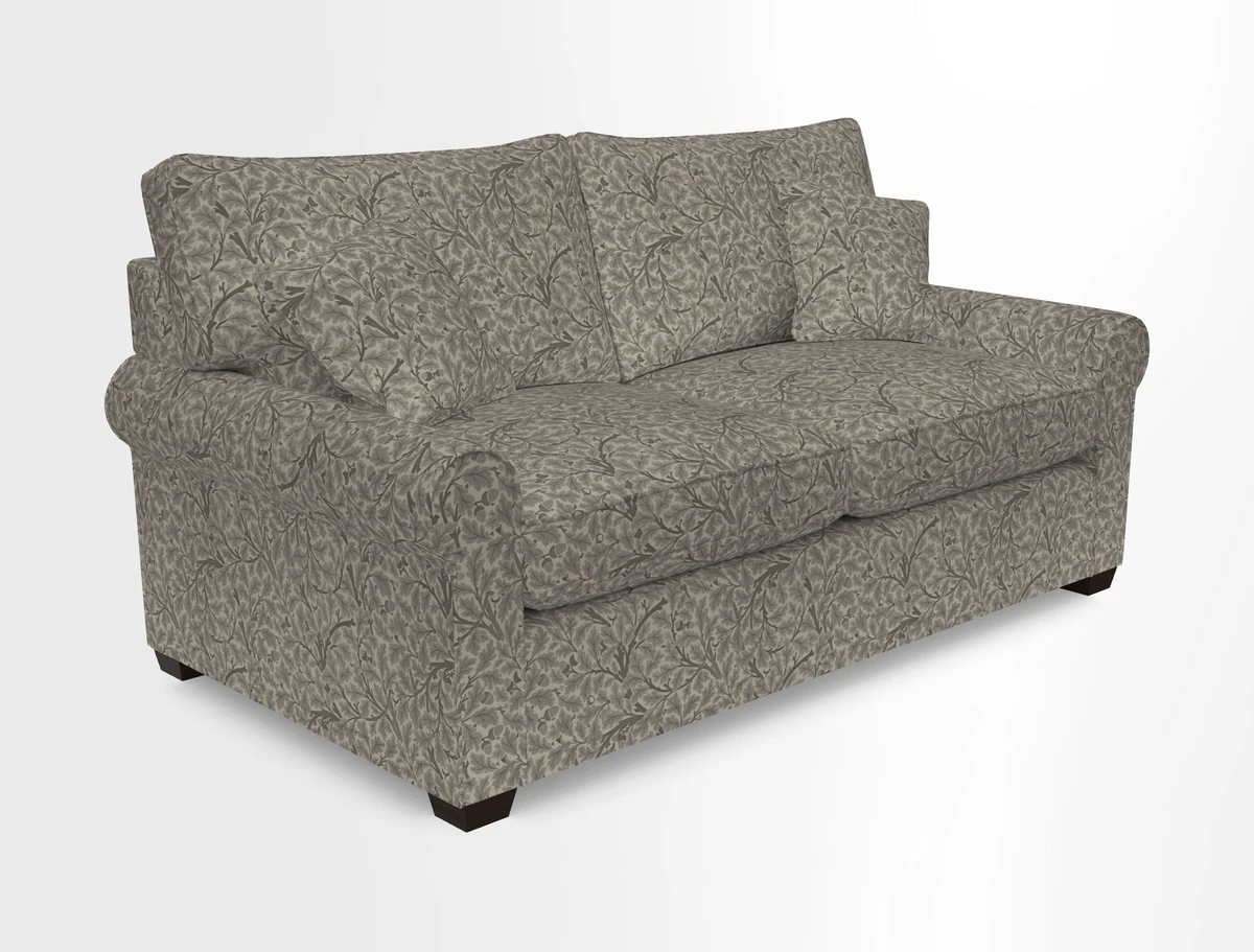Bignor 3 Seater Sofa in V&A Drawn From Nature Oak Tree Gold. Loose cover option available