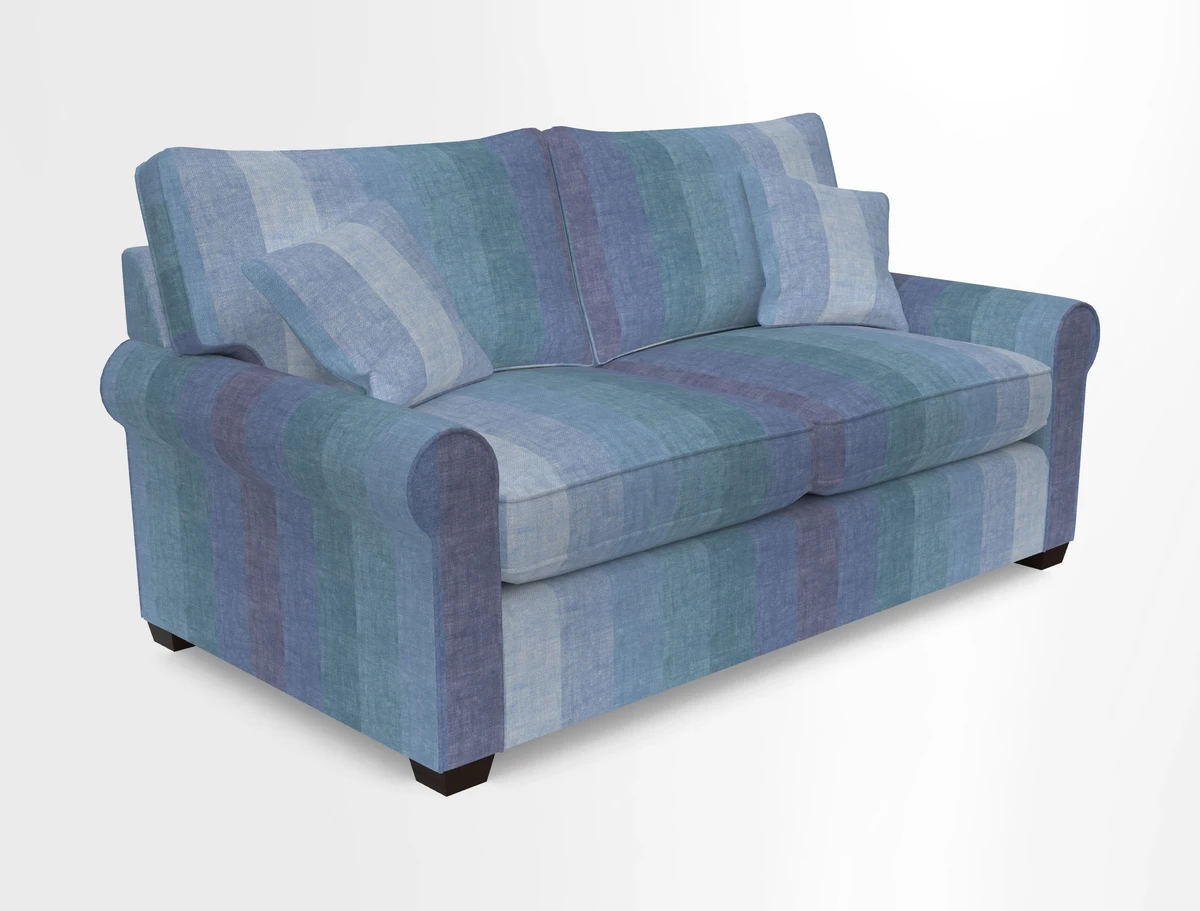 Bignor 3 Seater Sofa in V&A Drawn From Nature Oak Tree Gold. Loose cover option available