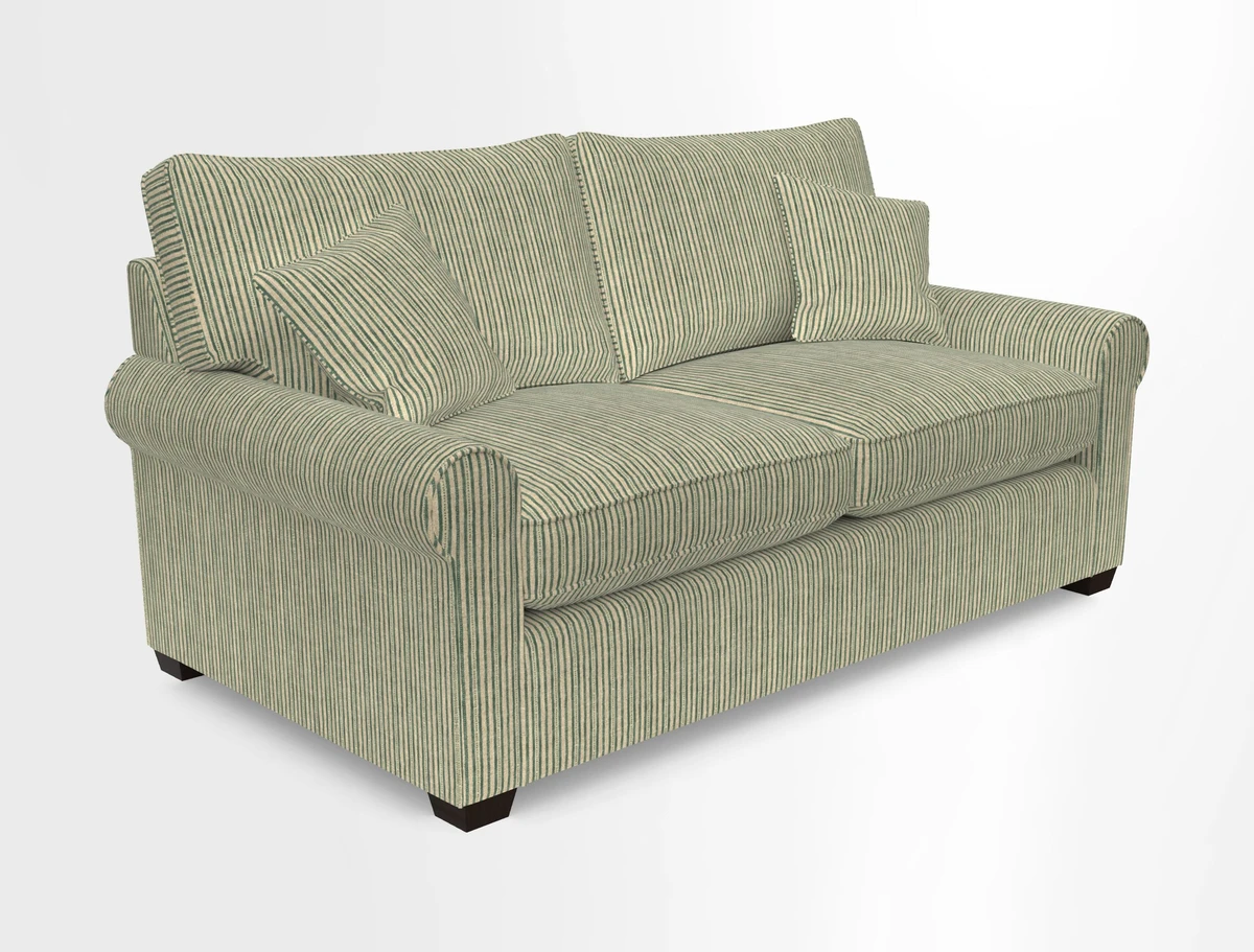 Bignor 3 Seater Sofa in V&A Drawn From Nature Oak Tree Gold. Loose cover option available