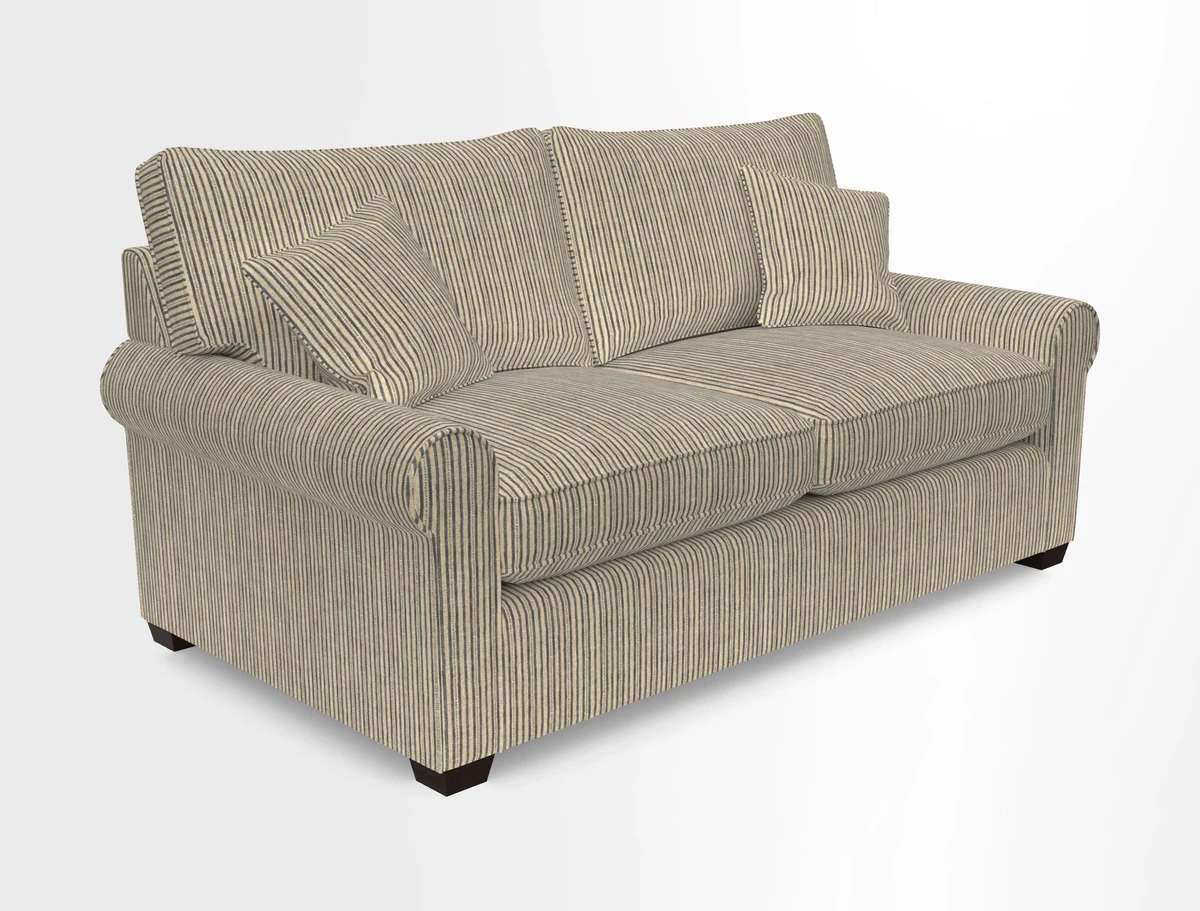 Bignor 3 Seater Sofa in V&A Drawn From Nature Oak Tree Gold. Loose cover option available