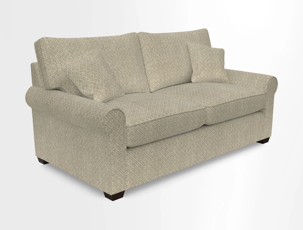 Bignor 3 Seater Sofa in V&A Drawn From Nature Oak Tree Gold. Loose cover option available