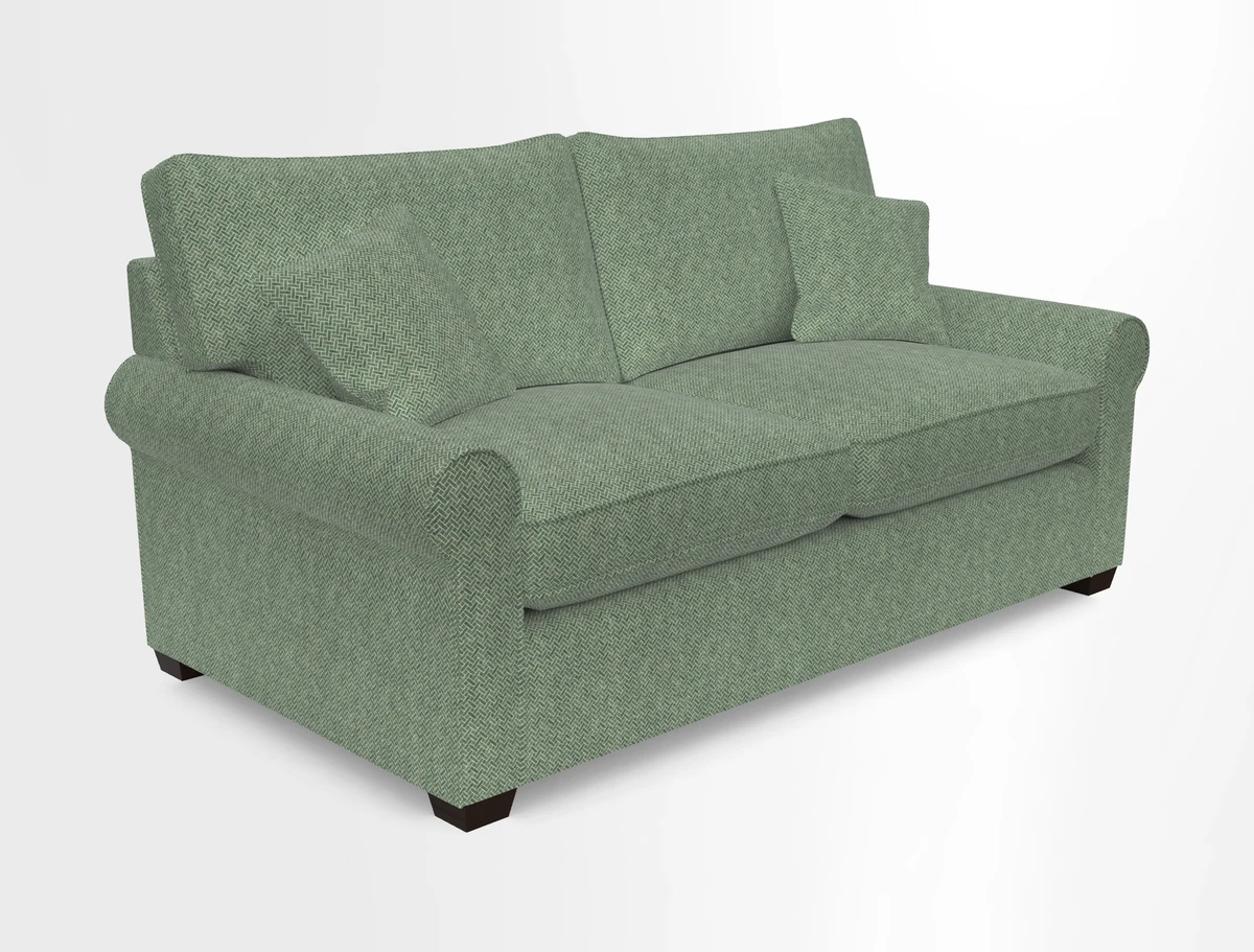 Bignor 3 Seater Sofa in V&A Drawn From Nature Oak Tree Gold. Loose cover option available