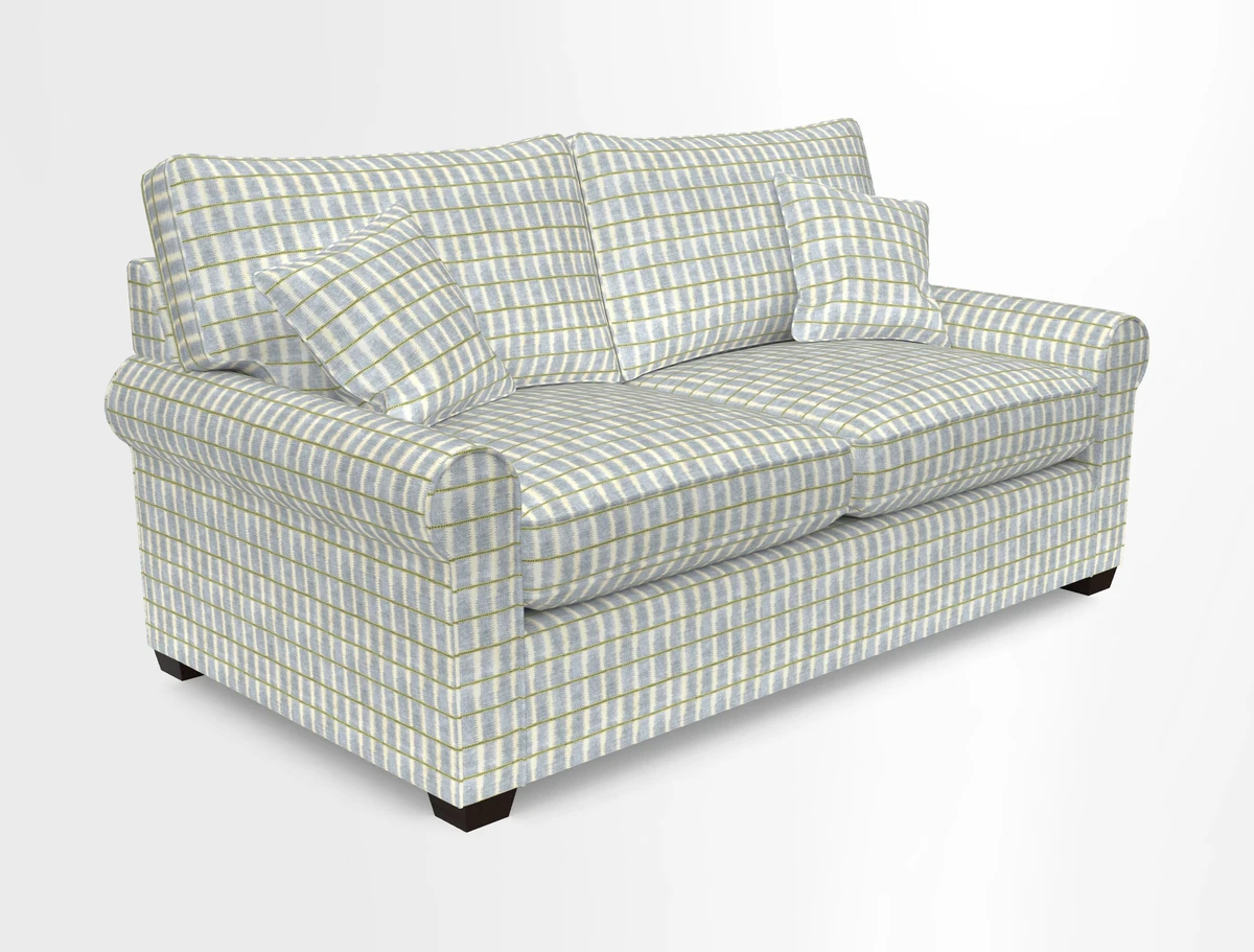 Bignor 3 Seater Sofa in V&A Drawn From Nature Oak Tree Gold. Loose cover option available