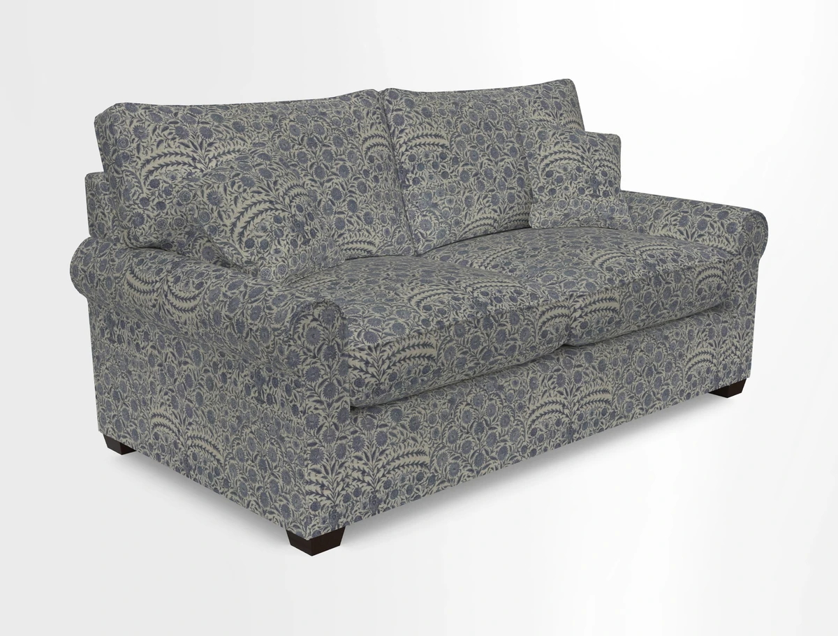 Bignor 3 Seater Sofa in V&A Drawn From Nature Oak Tree Gold. Loose cover option available