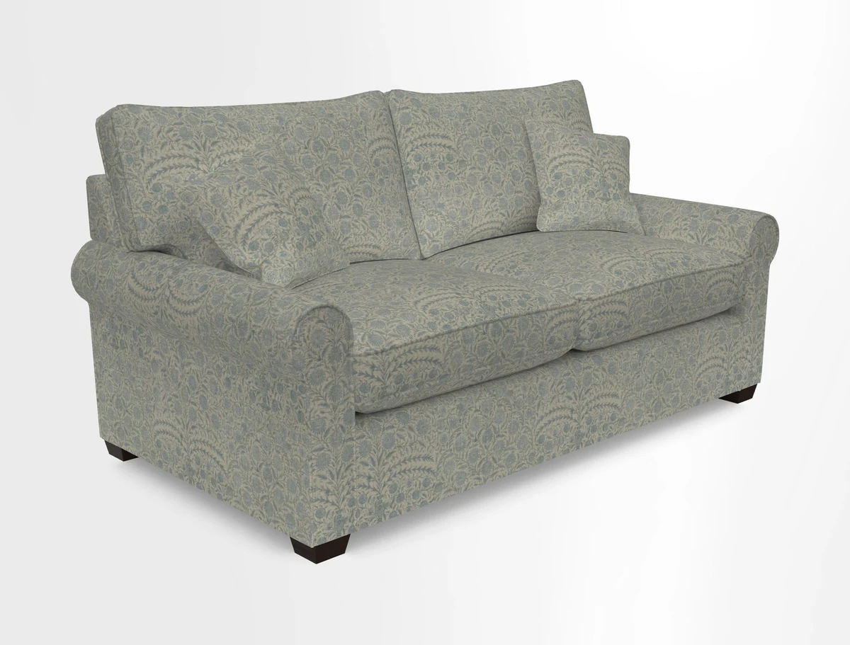 Bignor 3 Seater Sofa in V&A Drawn From Nature Oak Tree Gold. Loose cover option available