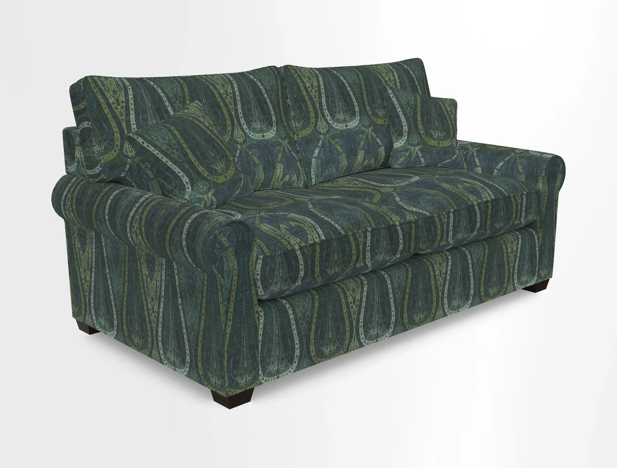Bignor 3 Seater Sofa in V&A Drawn From Nature Oak Tree Gold. Loose cover option available