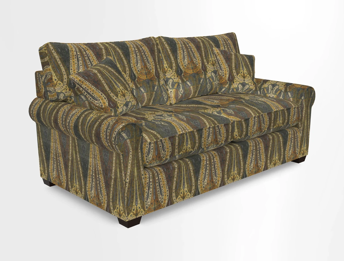 Bignor 3 Seater Sofa in V&A Drawn From Nature Oak Tree Gold. Loose cover option available