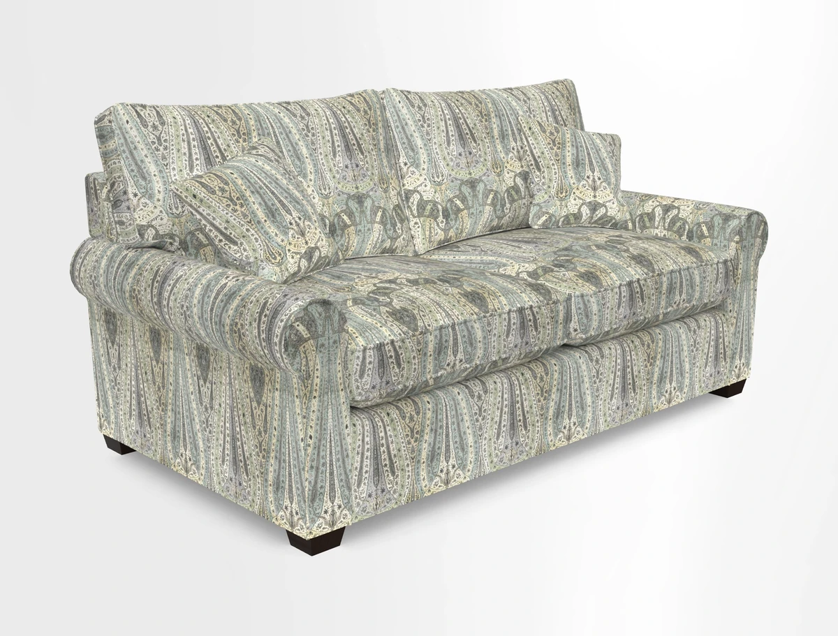 Bignor 3 Seater Sofa in V&A Drawn From Nature Oak Tree Gold. Loose cover option available