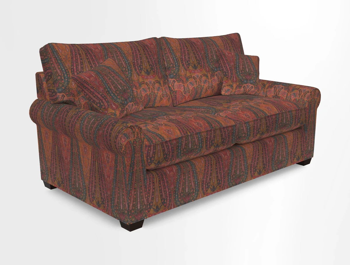 Bignor 3 Seater Sofa in V&A Drawn From Nature Oak Tree Gold. Loose cover option available