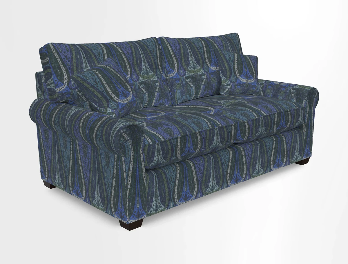 Bignor 3 Seater Sofa in V&A Drawn From Nature Oak Tree Gold. Loose cover option available
