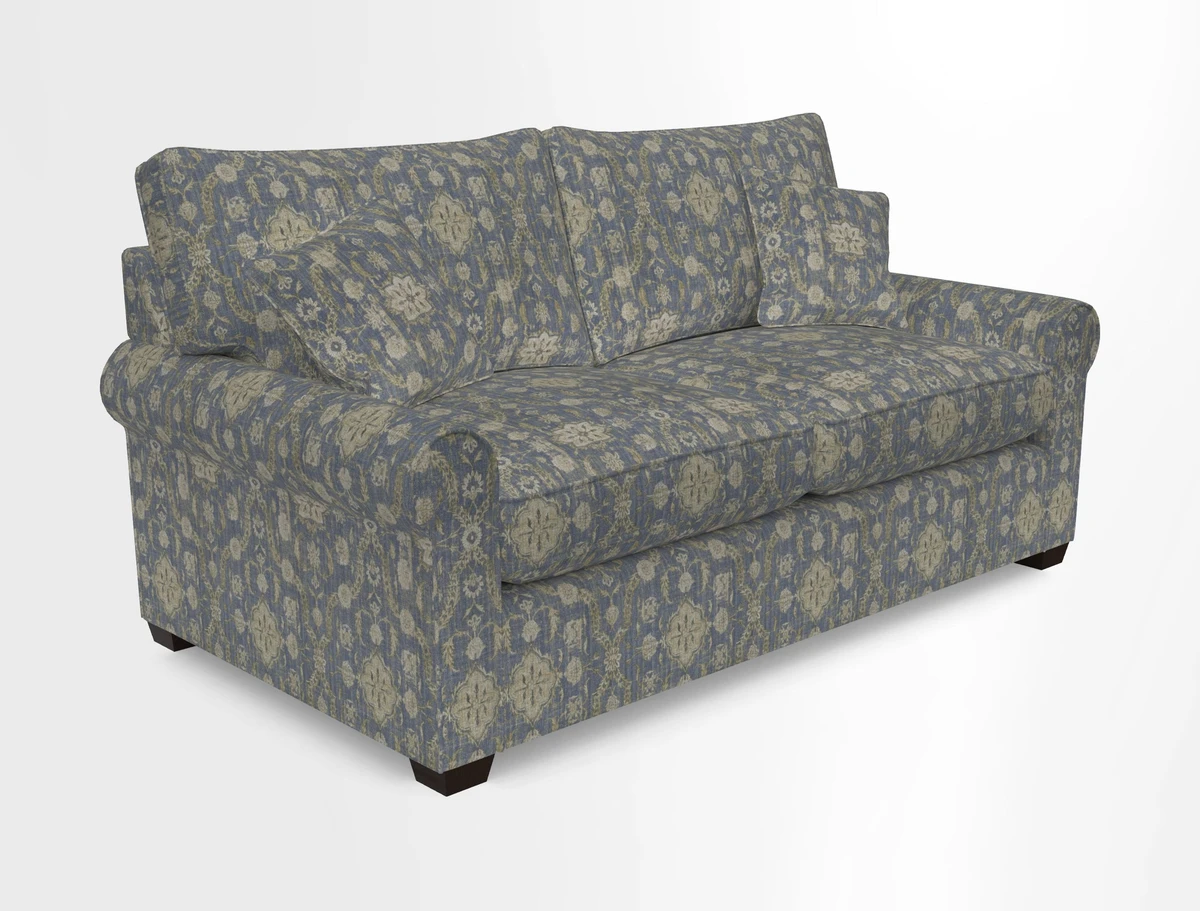 Bignor 3 Seater Sofa in V&A Drawn From Nature Oak Tree Gold. Loose cover option available