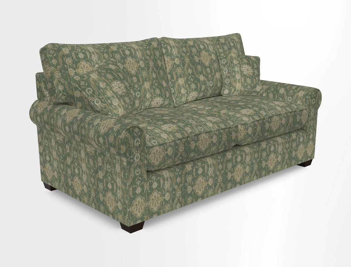 Bignor 3 Seater Sofa in V&A Drawn From Nature Oak Tree Gold. Loose cover option available