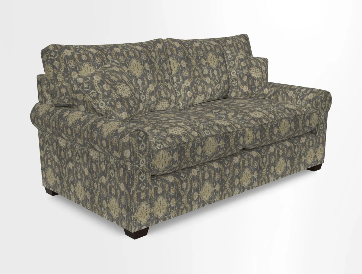 Bignor 3 Seater Sofa in V&A Drawn From Nature Oak Tree Gold. Loose cover option available