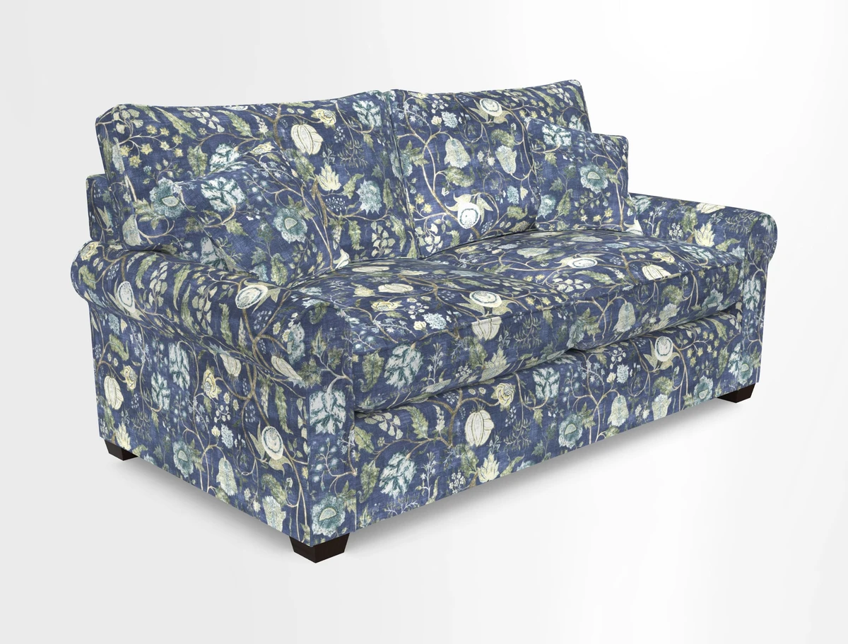Bignor 3 Seater Sofa in V&A Drawn From Nature Oak Tree Gold. Loose cover option available