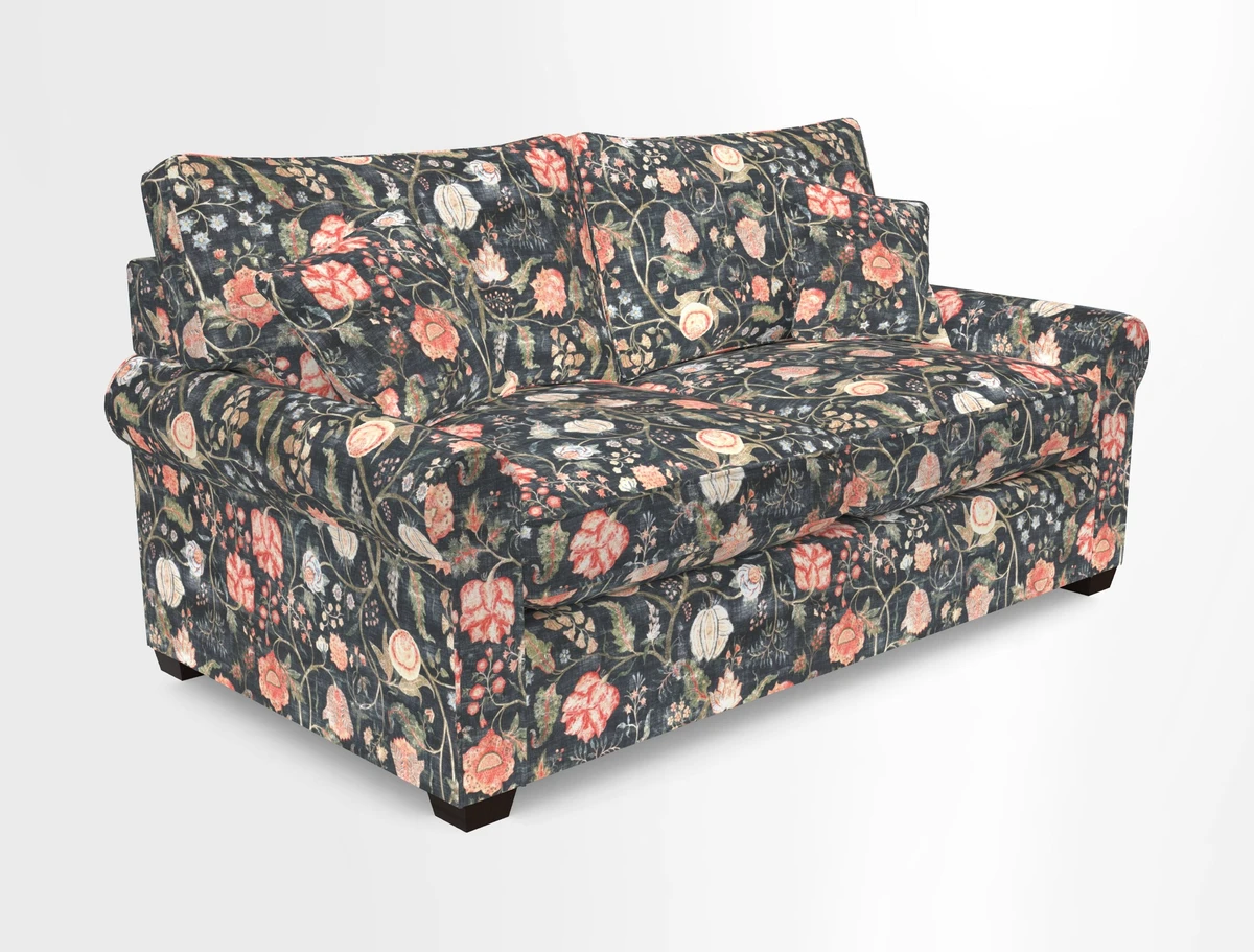 Bignor 3 Seater Sofa in V&A Drawn From Nature Oak Tree Gold. Loose cover option available