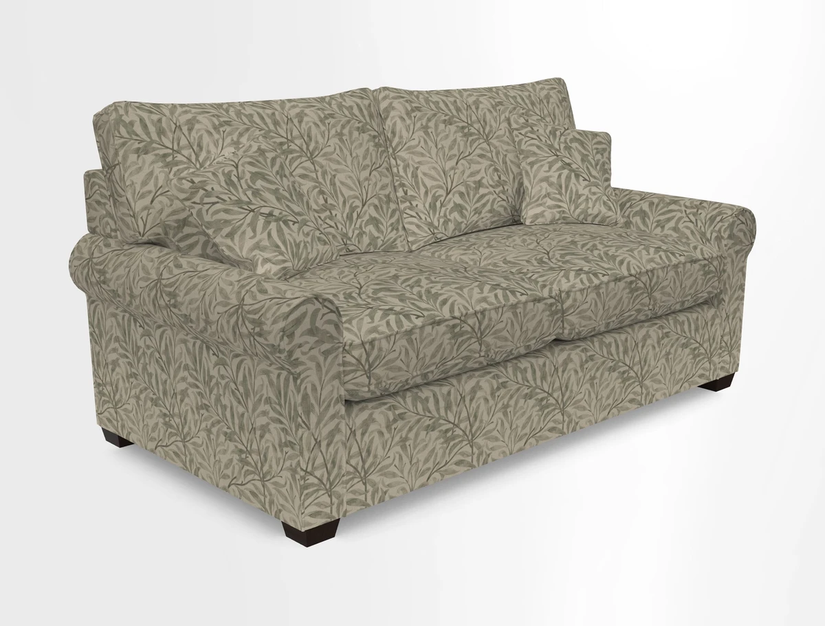 Bignor 3 Seater Sofa in V&A Drawn From Nature Oak Tree Gold. Loose cover option available