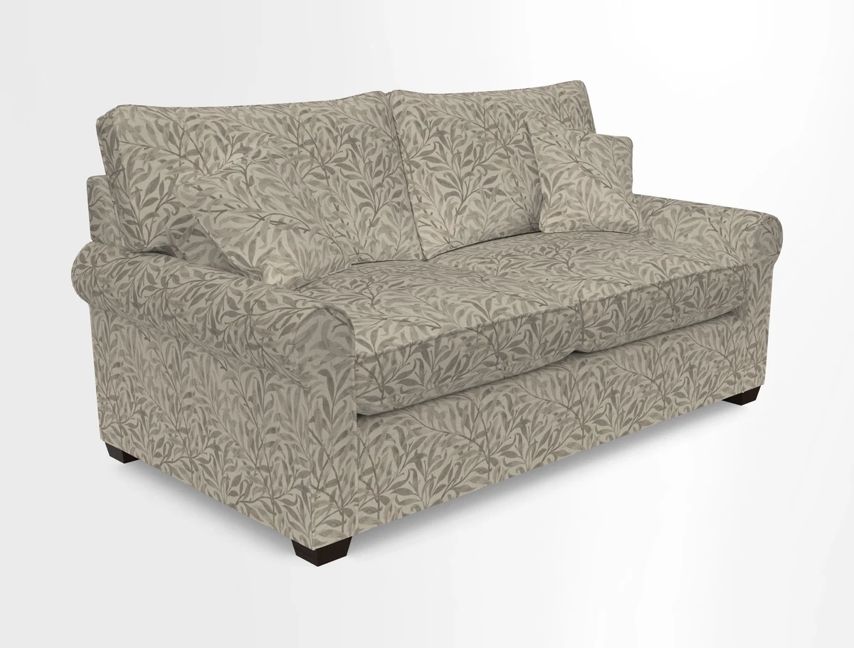 Bignor 3 Seater Sofa in V&A Drawn From Nature Oak Tree Gold. Loose cover option available