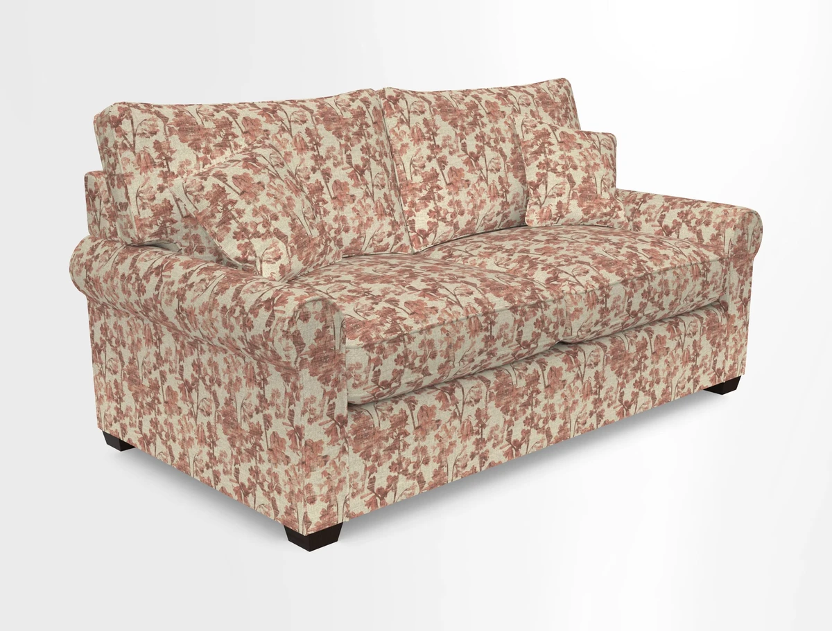 Bignor 3 Seater Sofa in V&A Drawn From Nature Oak Tree Gold. Loose cover option available