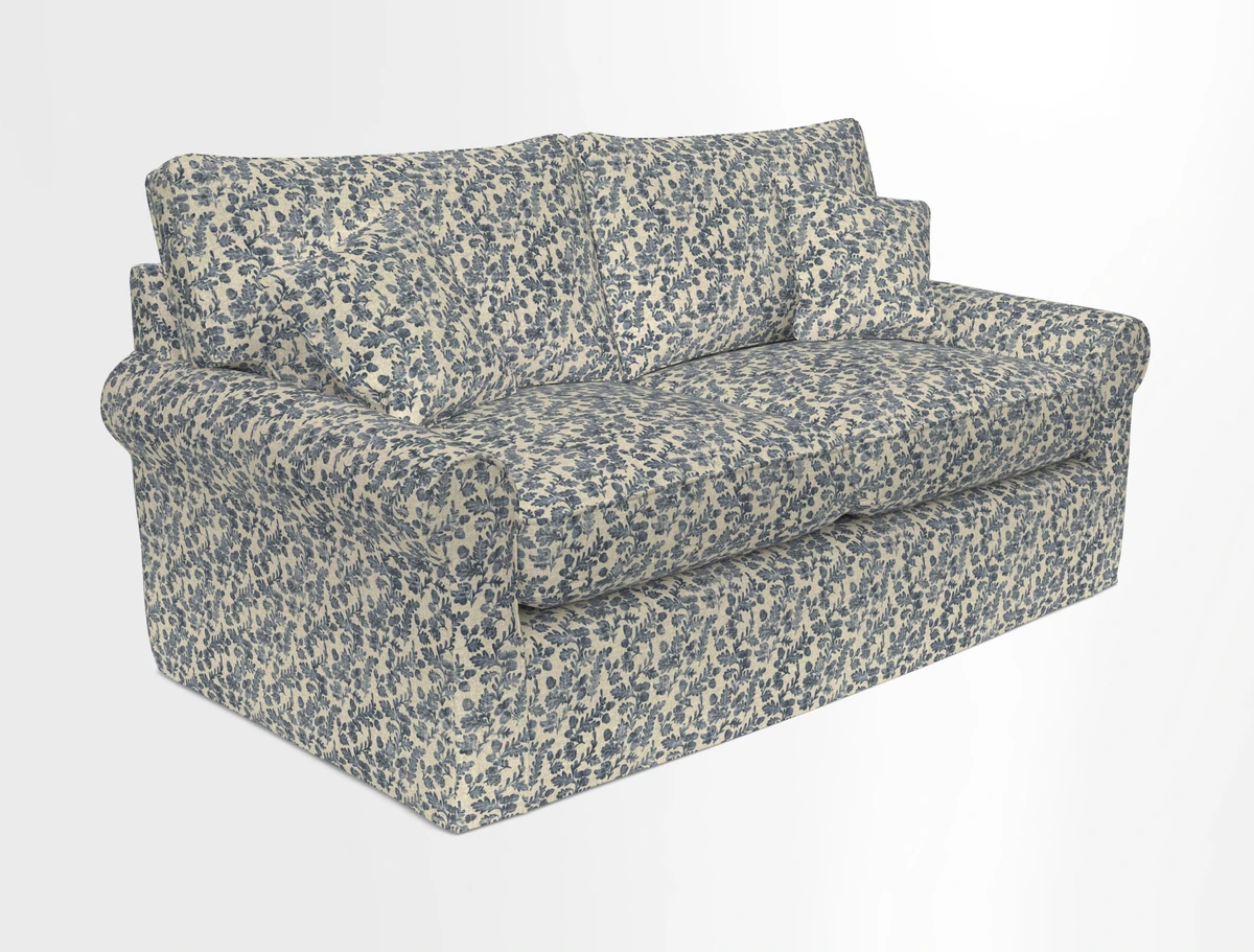 Bignor 3 Seater Sofa in V&A Drawn From Nature Oak Tree Gold. Loose cover option available
