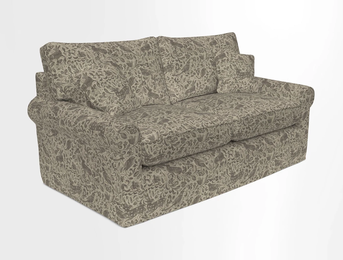 Bignor 3 Seater Sofa in V&A Drawn From Nature Oak Tree Gold. Loose cover option available