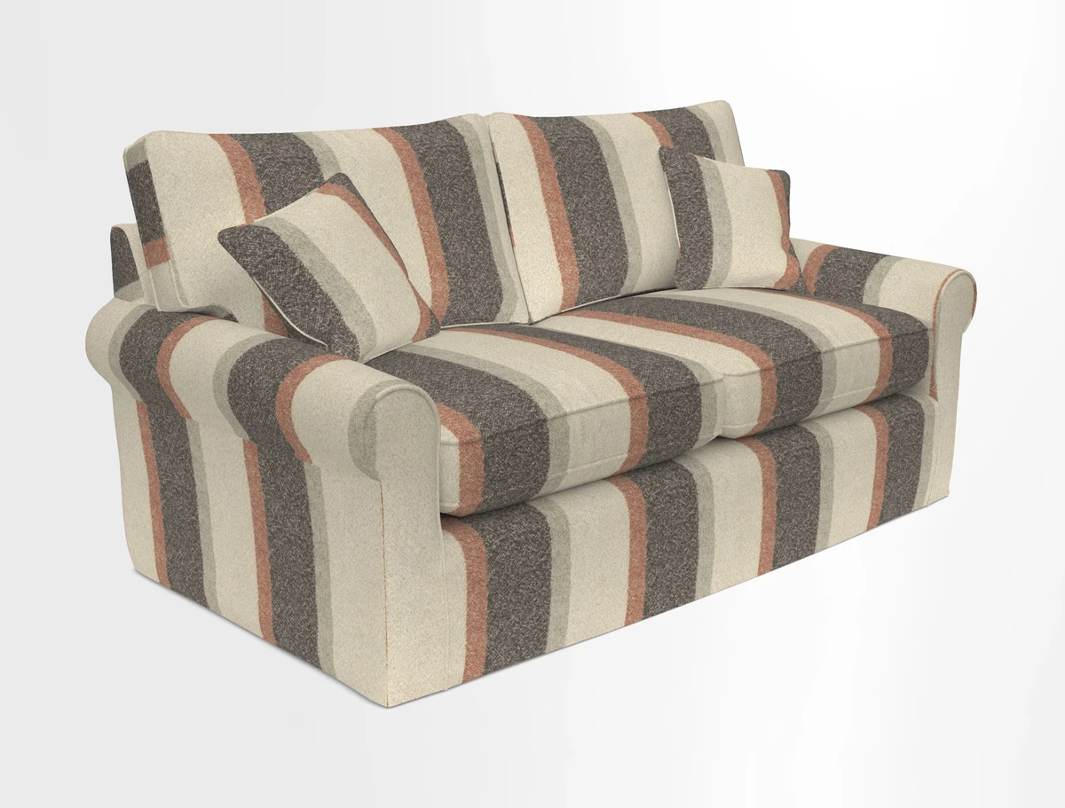 Bignor 3 Seater Sofa in V&A Drawn From Nature Oak Tree Gold. Loose cover option available
