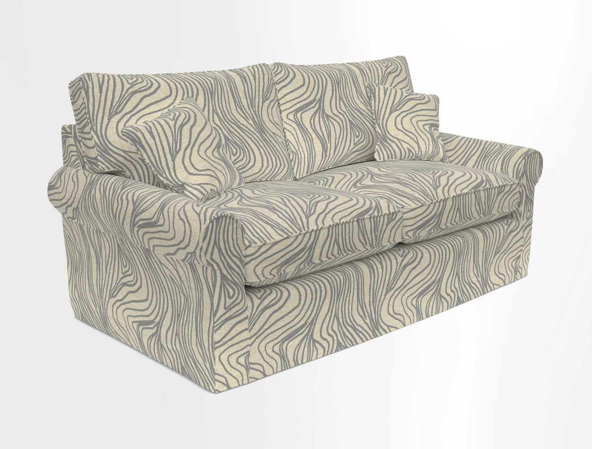 Bignor 3 Seater Sofa in V&A Drawn From Nature Oak Tree Gold. Loose cover option available