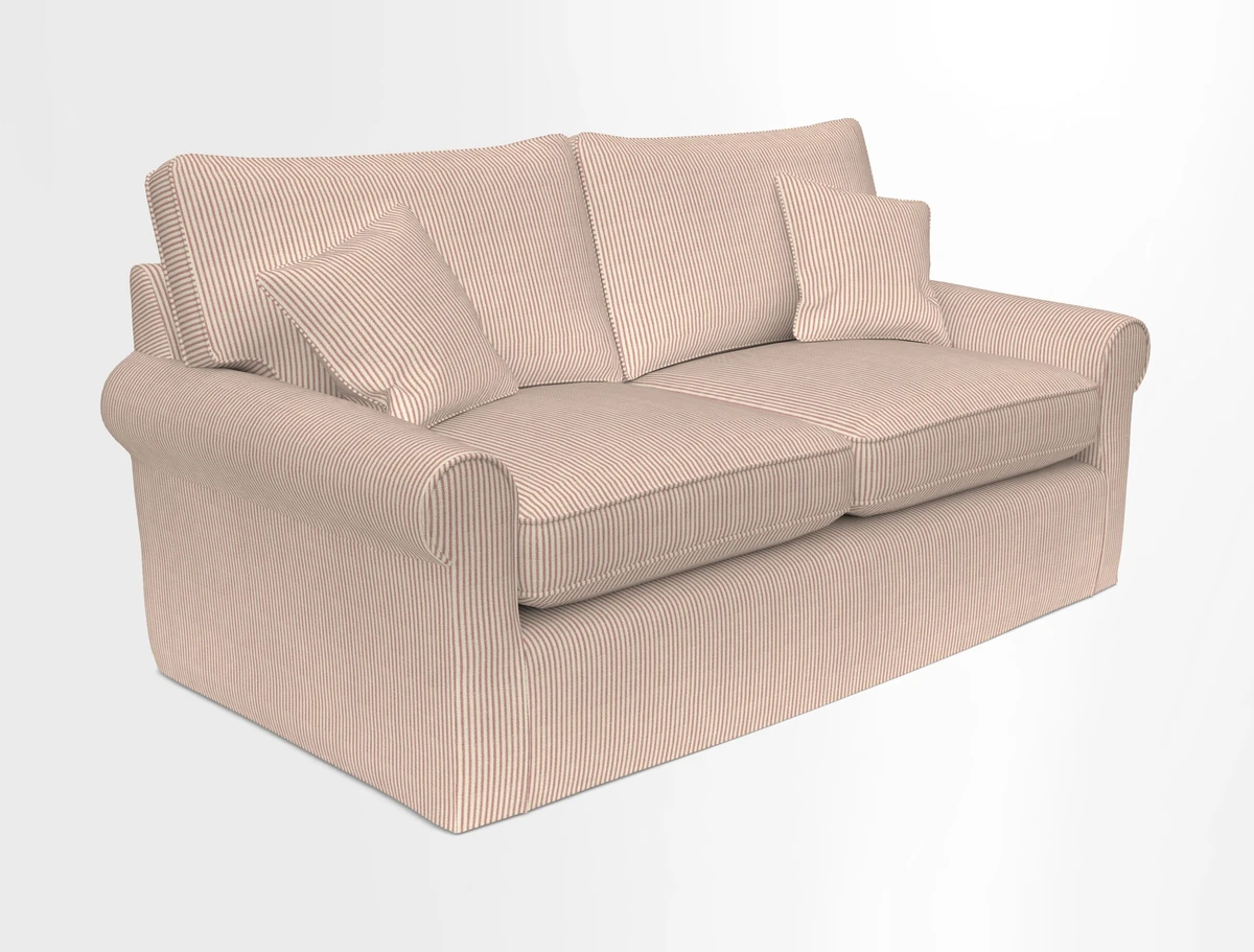 Bignor 3 Seater Sofa in V&A Drawn From Nature Oak Tree Gold. Loose cover option available
