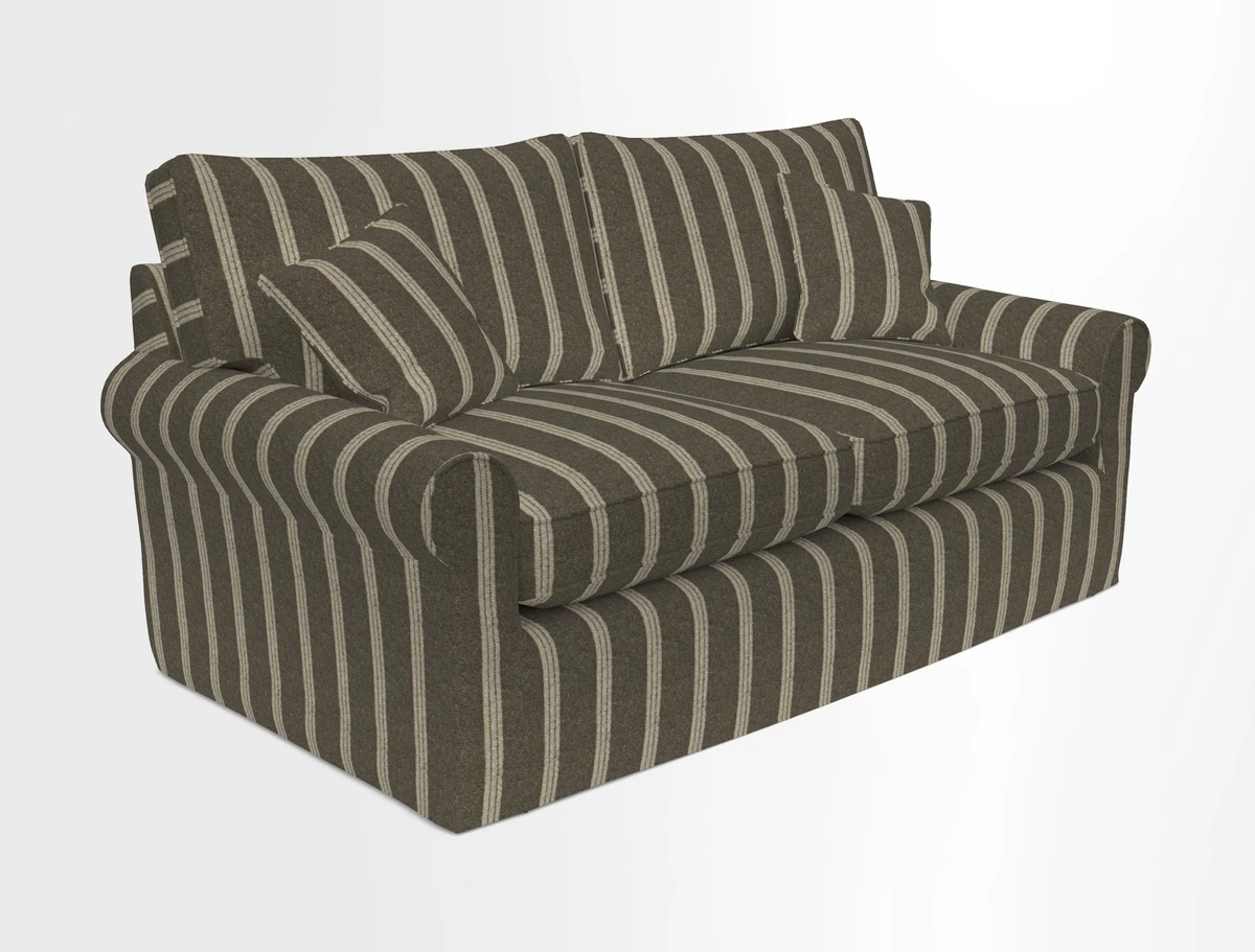 Bignor 3 Seater Sofa in V&A Drawn From Nature Oak Tree Gold. Loose cover option available