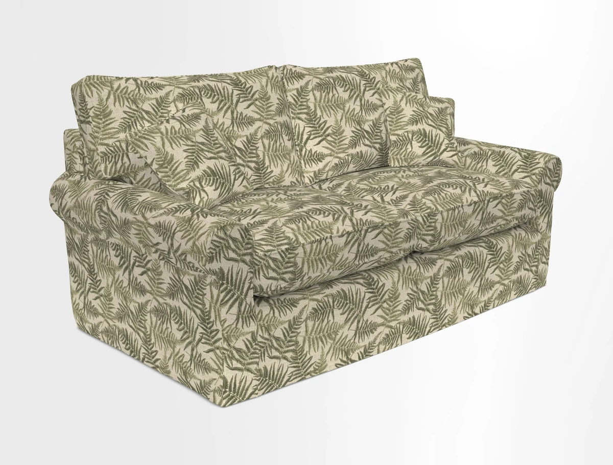 Bignor 3 Seater Sofa in V&A Drawn From Nature Oak Tree Gold. Loose cover option available